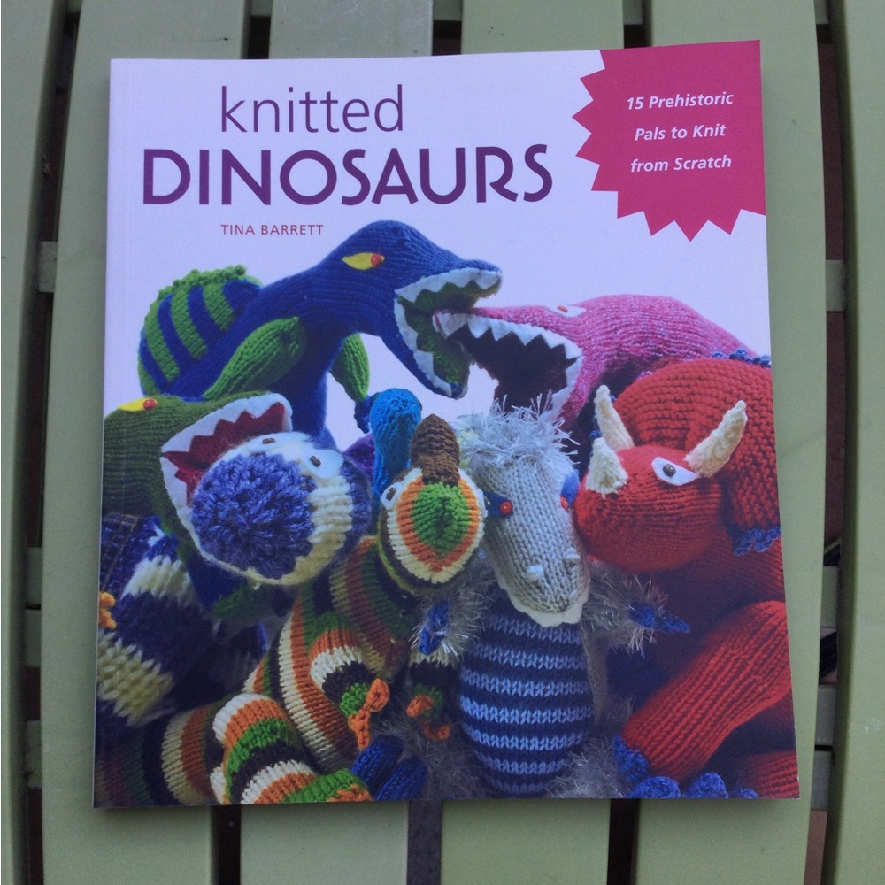 Knitted Dinosaurs Knitting Book - Colorful Knit Patterns